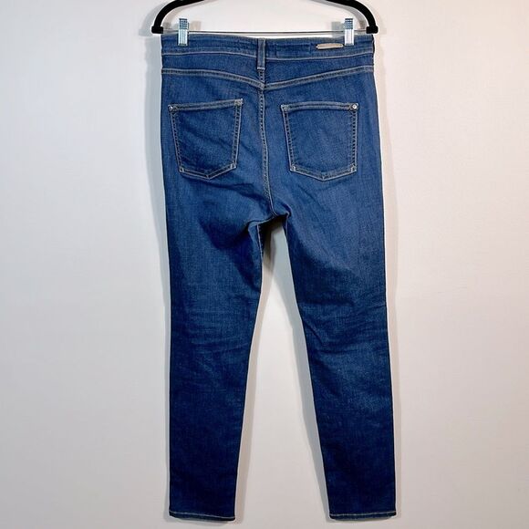 Pilcro Superscript High Rise Blue Denim Jeans Women Size 31 - Picture 2 of 9